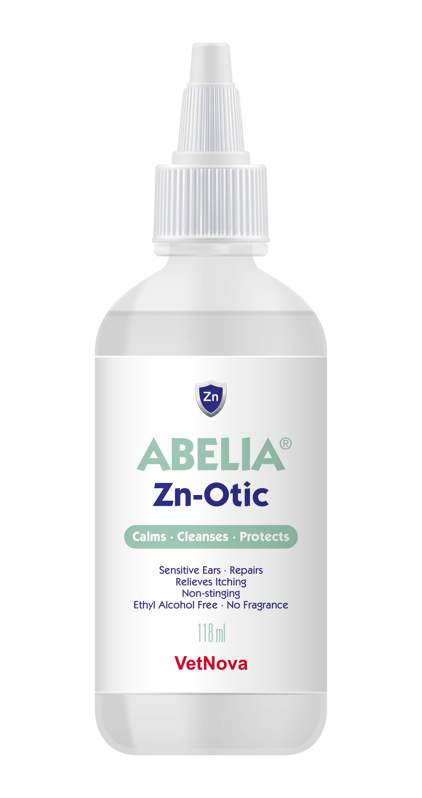 Solución ótica natural para mascotas y caballos ABELIA® Zn-Otic | cuidados de los oídos mascotas- Bolypets