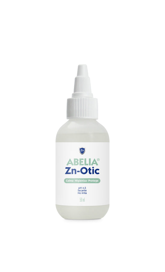 Solución ótica natural para mascotas y caballos ABELIA® Zn-Otic