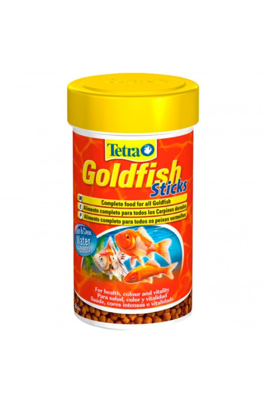 alimento premium en sticks nutricionalmente equilibrado para todos los carpines dorados y otros peces de agua fría.