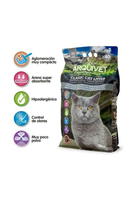 Arena compuesta por un tipo seleccionado de bentonita de sodio natural que se caracteriza por su capacidad para formar instantáneamente aglomerados muy compactos. | arena para gatos-Bolypets