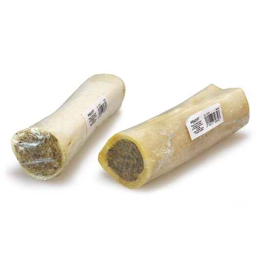 Hueso de búfalo relleno de Hígado de Búfalo| premio 100% natural para perros - Bolypets.com