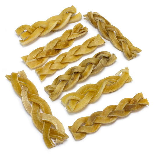 Trenzado de Piel de Búfalo para perros | snack como regalo o recompensa | Alto en proteinas - Bolypets.com