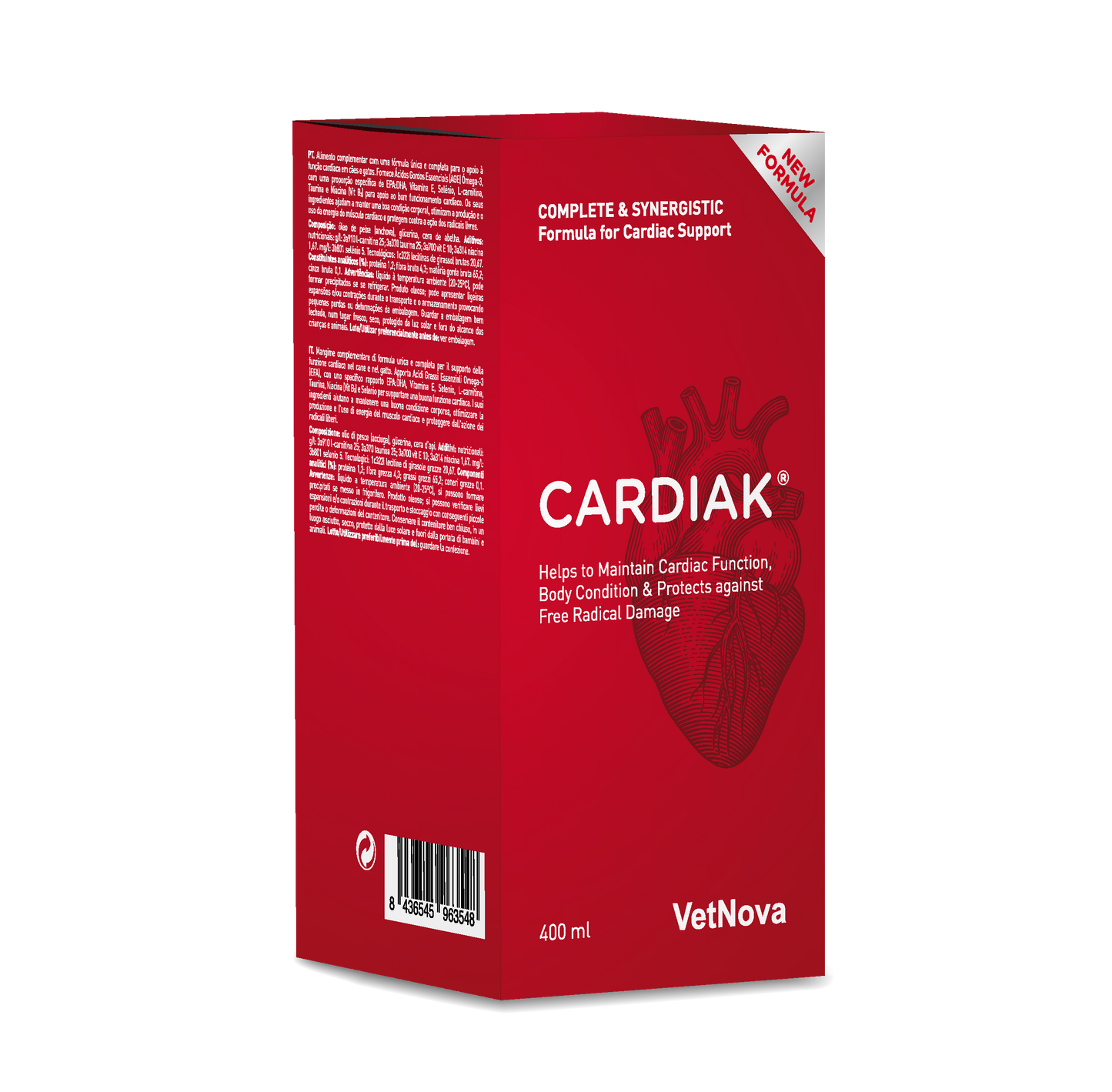 suplemento apoyo función cardíaca en perros y gatos CARDIAK® | salud y bienestar mascotas-Bolypets