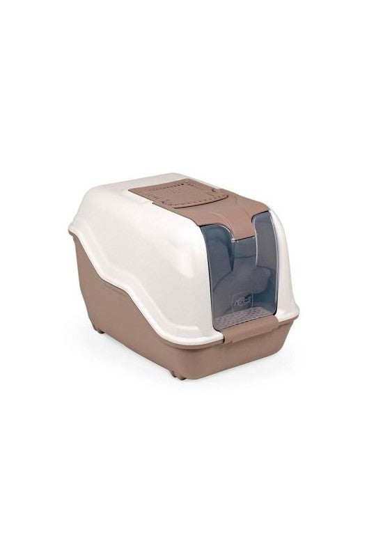 baño gatos. Caseta higiénica cerrada | arena y complementos-Bolypets