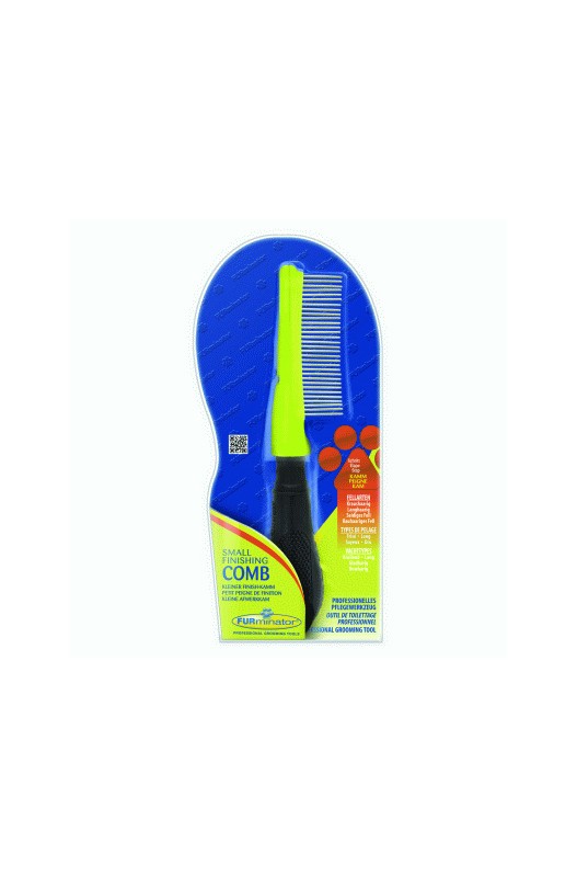 l mango de goma del peine para perro FURminator ofrece un agarre fácil y seguro que le ayudará a sentirse cómodo en el momento de realizar el cepillado.