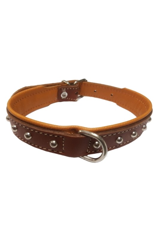 Collar adorno esfera para perros. en color negro / rojo