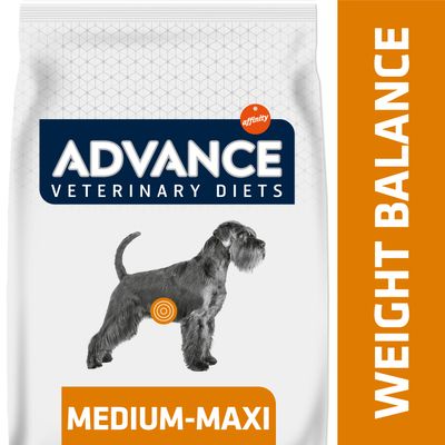alimento especializado para perros de razas medianas y grandes con sobrepeso Advance Weight Balance Perros Medium y Maxi | alimentación para perros-Bolypets