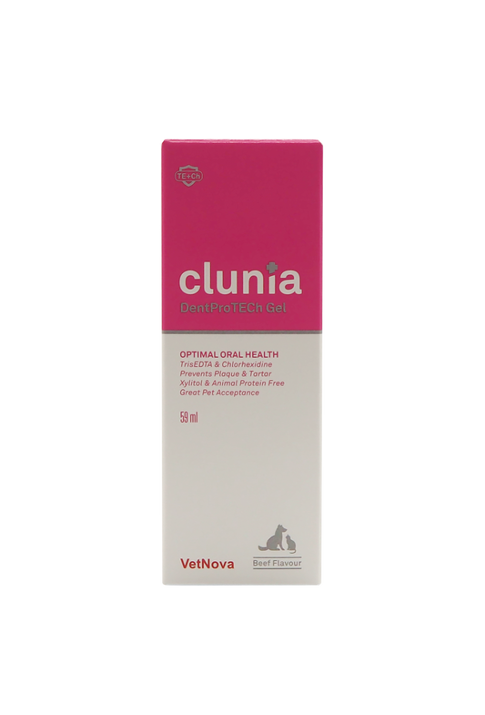 Gel oral cuidado budocental perros y gatos CLUNIA® DentProTECh