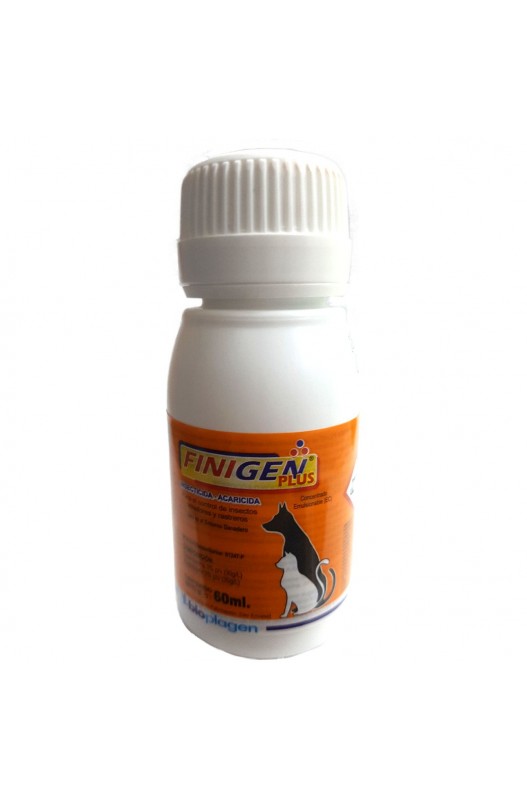 FINIGEN PLUS esta formulado con dos ingredientes activos: la Cipermetrina (3%), con un gran efecto de choque, y el Acetamiprid (3%), con un efecto muy potente y prolongado, además de propiedades larvicidas. La mezcla y concentración de estos ingredientes minimiza las resistencias en los tratamientos