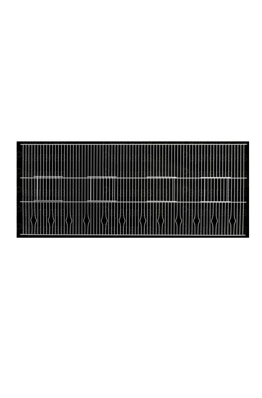 FRENTE 100x40. BLANCO PARA JAULAS DE PAJAROS