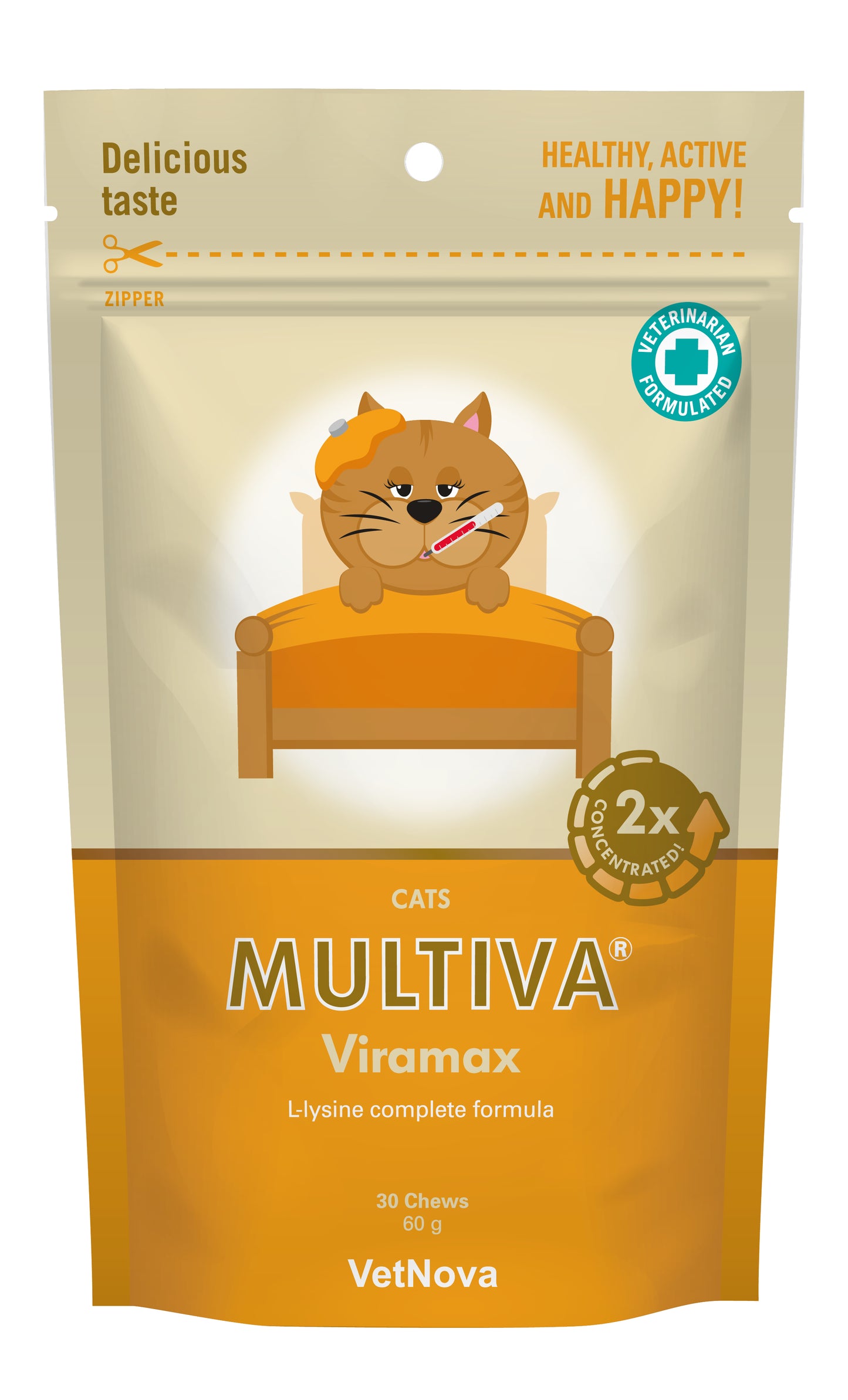 Suplemento alimenticio L-Lisina para gatos