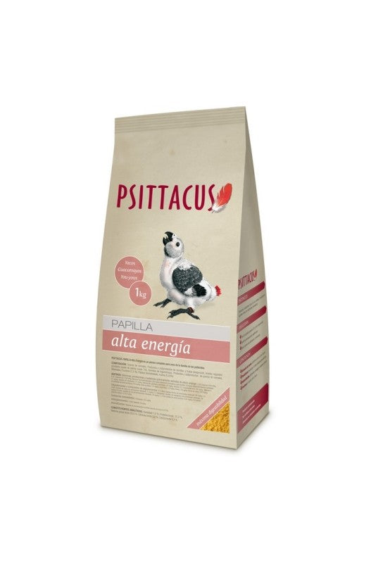 papilla de continuación alta energia loros