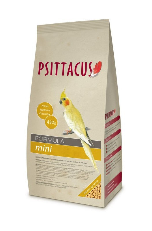 pienso completo NINFAS,
agapornis, cotorras, periquitos australianos