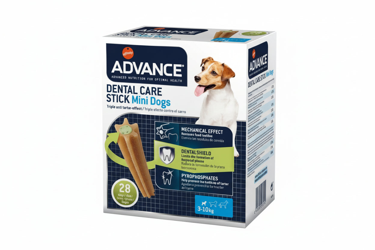Snack dental para perros | Advance Affinity | sticks mordedores para perros MINI - Bolypets