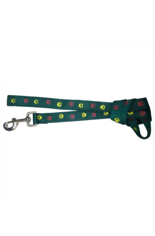 RAMAL NYLON 25X115 VERDE HUELLA para perros.
