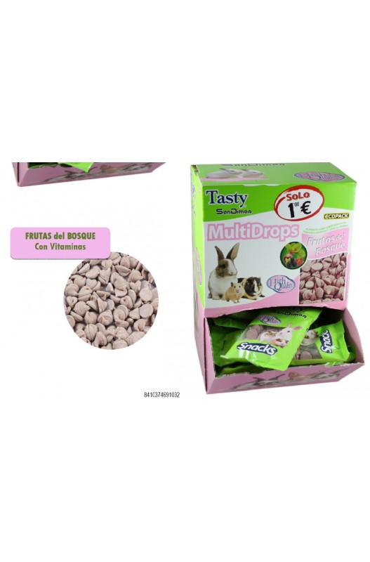 snacks para roedores
de frutas del bosque | alimentación conejos y roedores-Bolypets