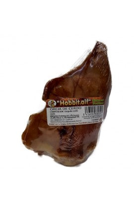 orejas de cerdo deshidratadas y ahumadas que ayudan a la higiene dental de tu mascota. Este producto es completamente natural y proviene de orejas de porcino.