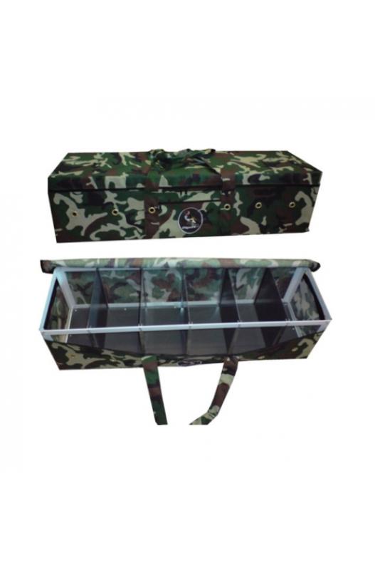 transportin de 6 aves en jaulas individuales