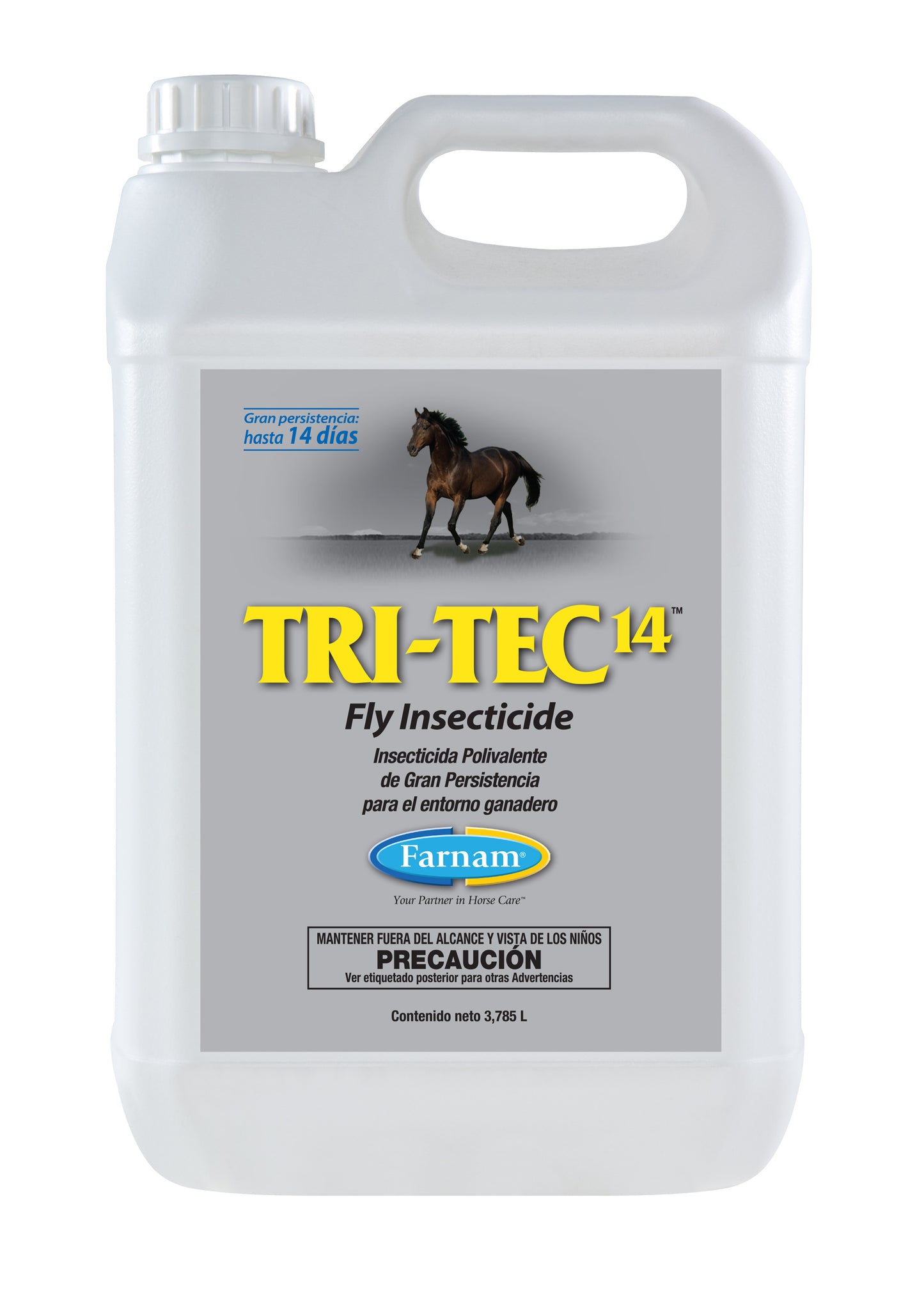 insecticida para cuadras de caballos Insecticida polivalente uso entorno ganadero Amplio espectro mata moscas, mosquitos, TRI-TEC 14