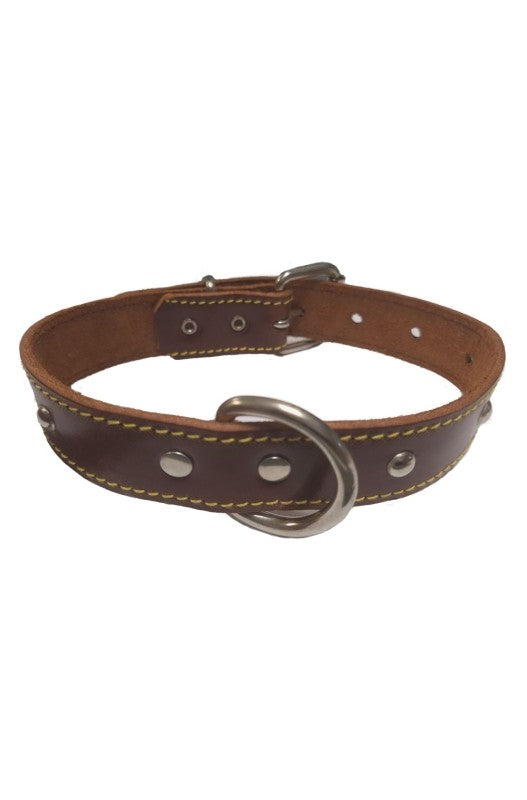 collar de cuero Woka