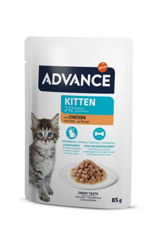 alimento húmedo completo para desarrollo óseo y muscular de gatitos