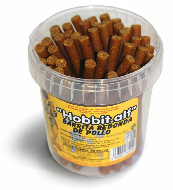 PREMIO PARA PERROS HOBBIT.ALF | BARRITA REDONDA DE POLLO - Bolypets
