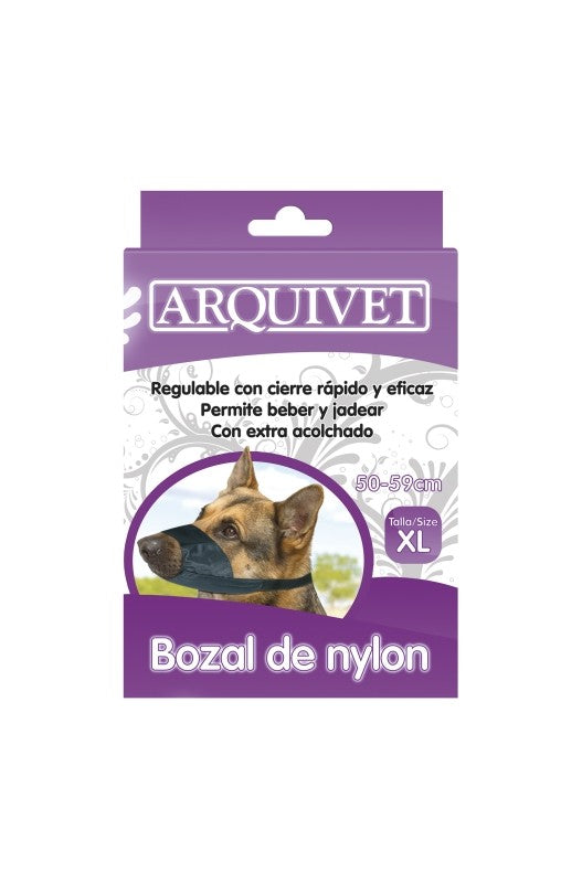 Bozal de Nylon Talla XXL para Gran Danés es un accesorio diseñado para proporcionar control, seguridad y comodidad a razas grandes y gigantes como los Gran Danés. | Bozal para perros-Bolypets
