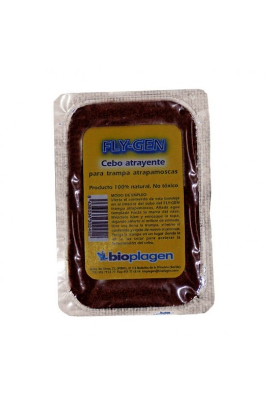 Recambio para trampas atrapamoscas Elimina las moscas del exterior antes de que entren en la casa! cebo en bolsa hidrosoluble.