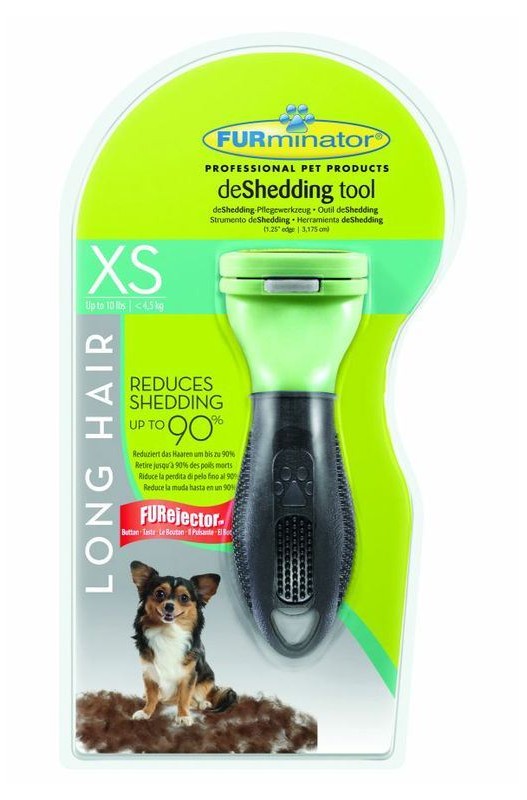 Especialmente diseñada para perros que pesan 4,5-9 kg con pelo más largo de 5 cm; elimina eficazmente la capa inferior y los pelos sueltos y muertos, para prevenir un 90% la caída de pelo.