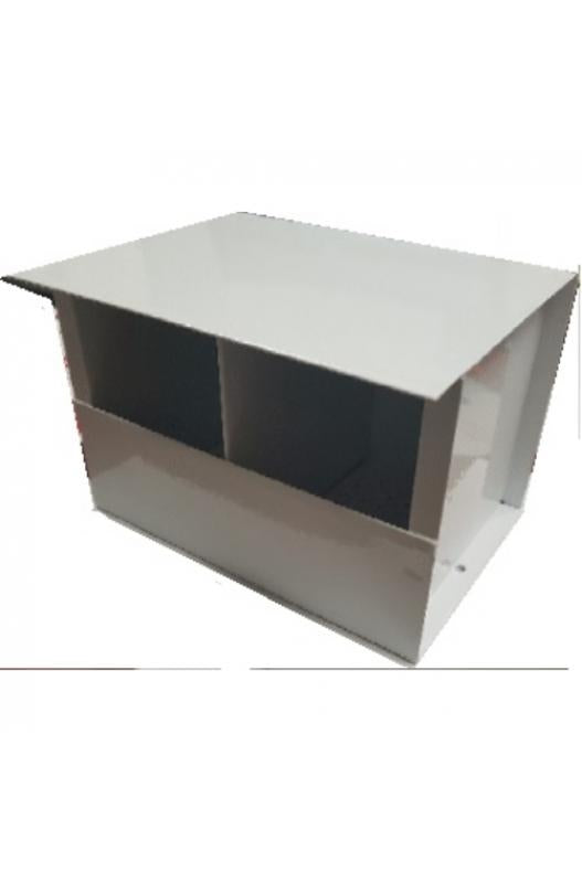COMEDERO PALOMO 2 HUECOS BLANCO - Bolypets