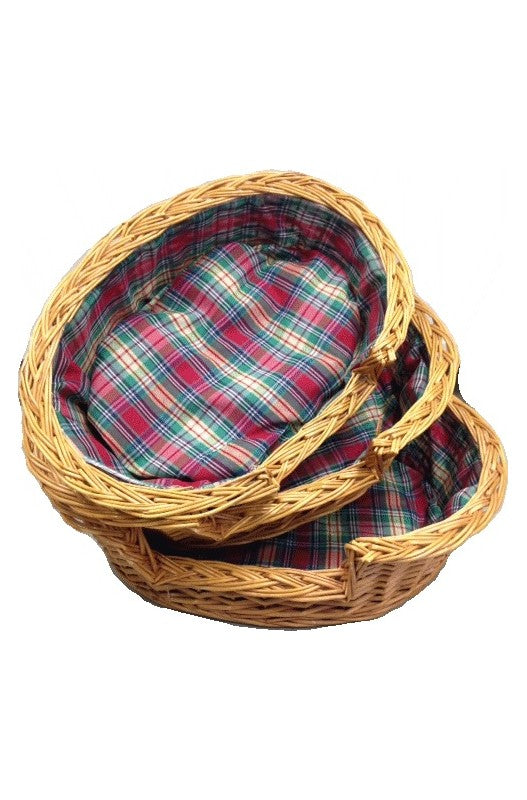 CUNA MIMBRE FORRADA (JUEGO 3 UDS) |camas para perros-Bolypets