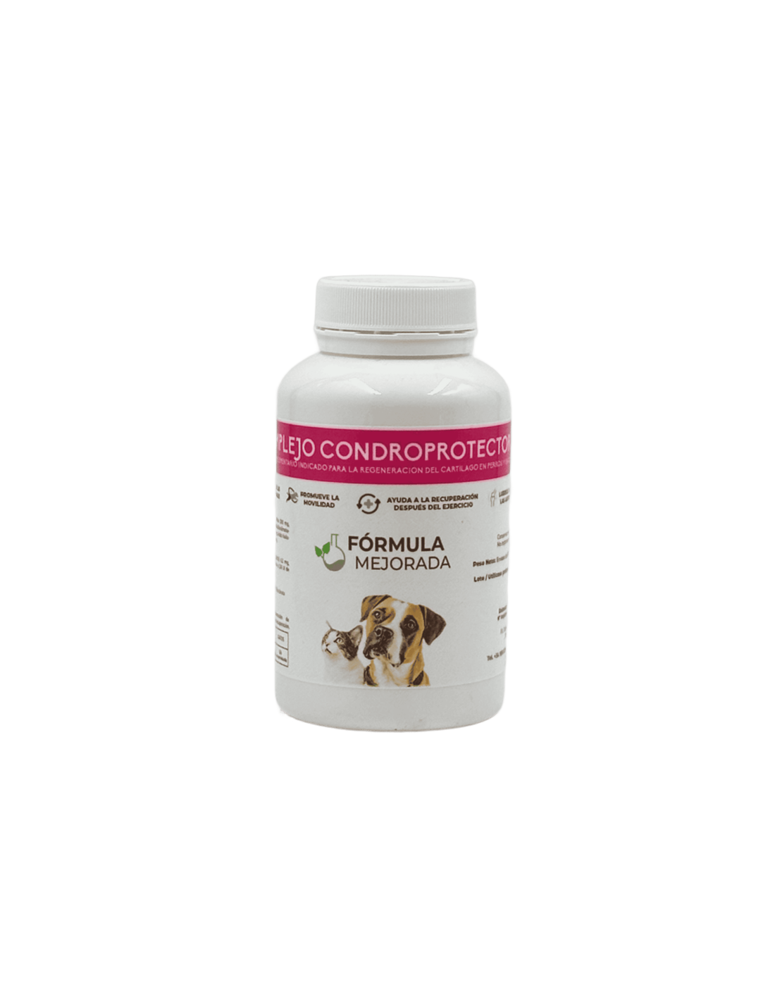 Delmocan Complejo Condroprotector MSM com Colágeno - 100 comprimidos |Suplemento naturales para perros -Bolypets