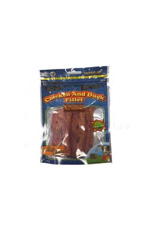 Filete de Pollo con Pato premios para perros | snack natural para perros - Bolypets