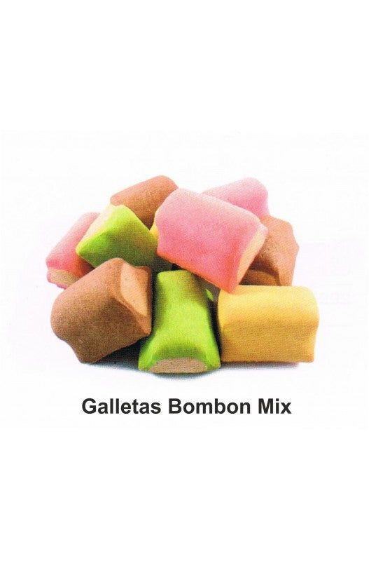 Galletas con forma de Bombón con varios colores, cocinadas con ingredientes de alta calidad siguiendo una receta especial