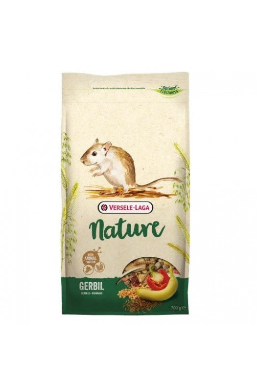 alimento completo adaptado a las necesidades nutricionales de los gerbos.