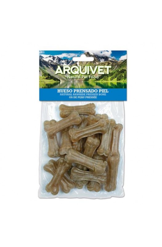 Hueso prensado de piel de vacuno 100%, proporciona un agradable entretenimiento al perro y le ayuda a fortalecer la dentadura