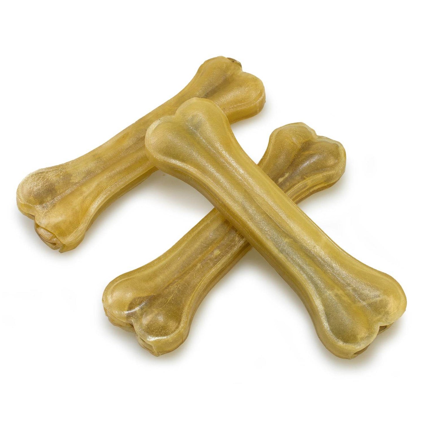 Hueso prensado piel | 100% piel bovina | snacks naturales para perros - Bolypets.com