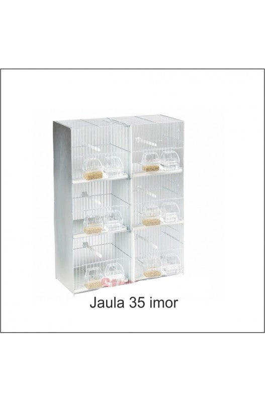 jaula pájaros Tres niveles de altura