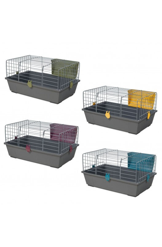 jaula para cobayas. Con apertura frontal.