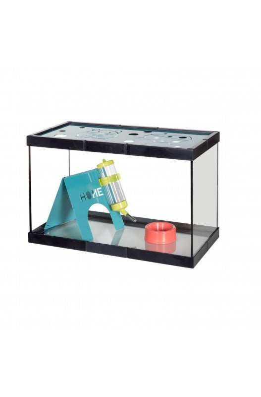 Jaula hamster incluye un comedero, una casita triangulo y un bebedero 125ml para hámster roedores