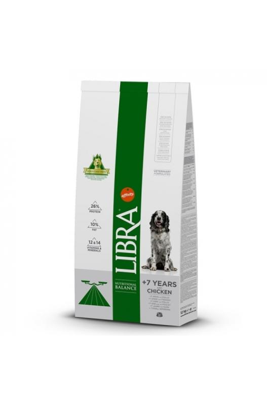 Alimento completo para perros mayores de 7 años. Libra Affinity Senior