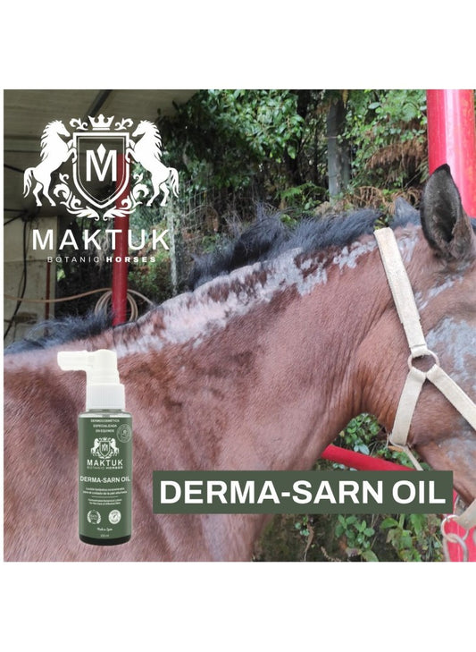 Loción DERMA-SARN OIL 100 ml. |Cuidado del pelo y la piel caballos-Bolypets