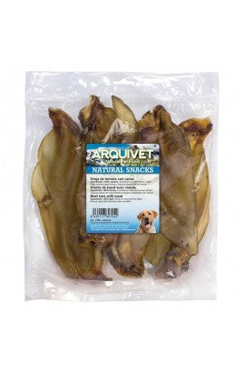 orejas de ternera con carne premios perros