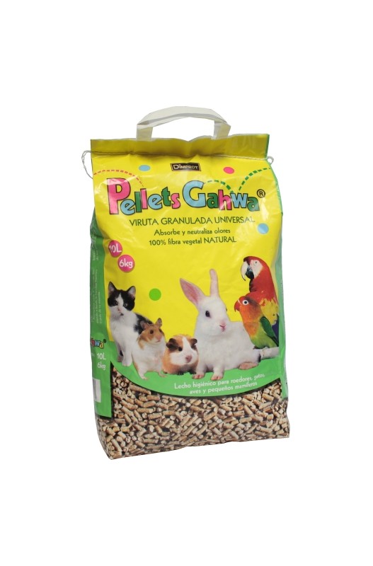 PELLETS DE MADERA Lecho para jaulas conejos, gatos, roedores pajaros
