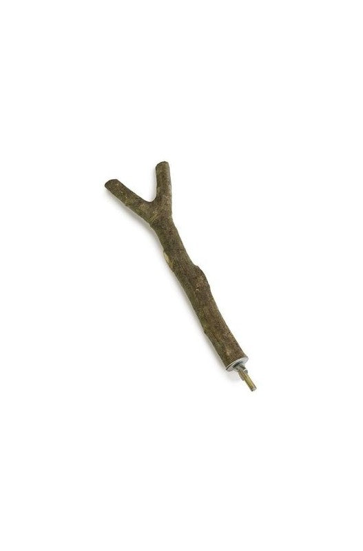 Percha de madera en forma de Y para pajaros