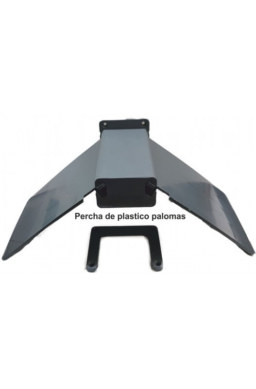 percha de plástico para que se posen las palomas