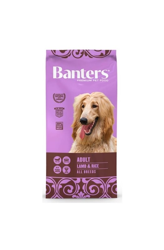 pienso Banters Adult ALIMENTO COMPLETO para PERROS ADULTOS, para razas medianas | alimentación para perros-Bolypets