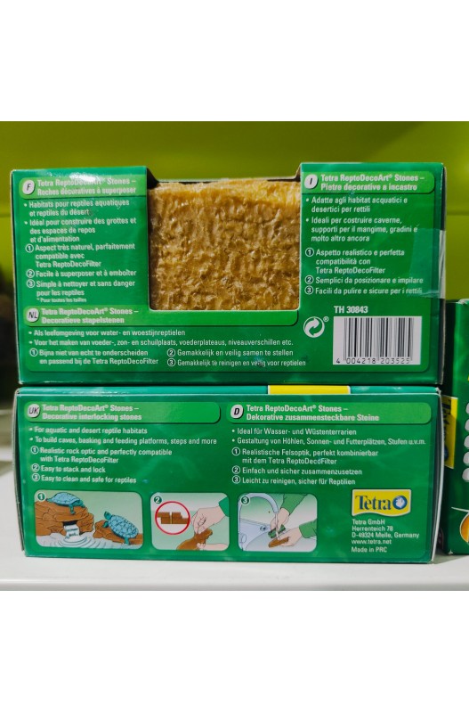 Rocas decorativas combinables Ideales para acuaterrarios y terrarios | Accesorios y decoración reptiles-Bolypets