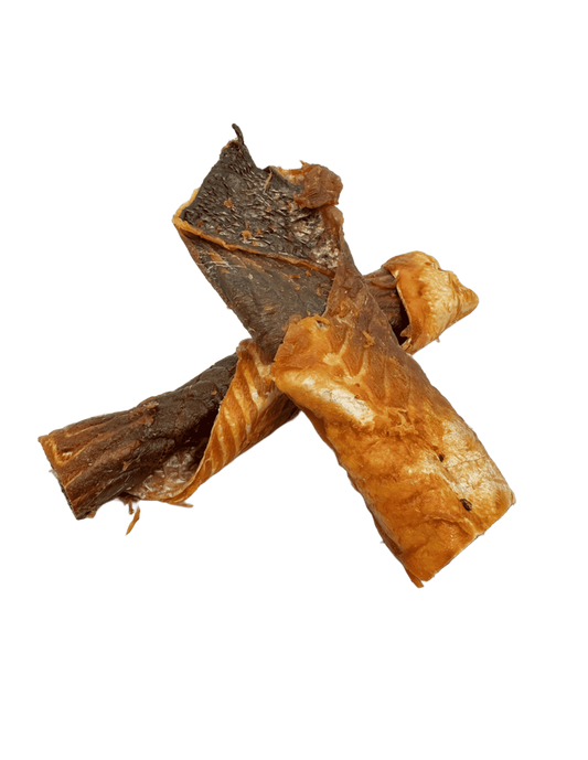 Rollitos de Salmón Ahumados |Snacks naturales para perros -Bolypets