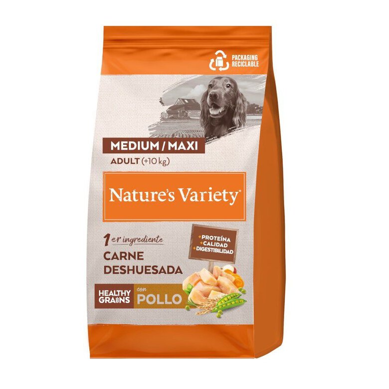 alimento natures variety perros adultos sabor pollo | alimentación para perros-Bolypets